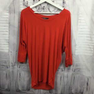 MIX by 41 Hawthorn Red Dolman Sleeve Top XS